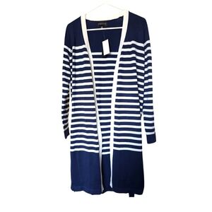 Striped Cardigan Sweater